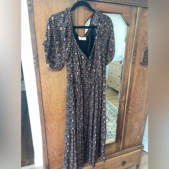 Auguste Eva Maja Midi Dress Black - Picture 2 of 3